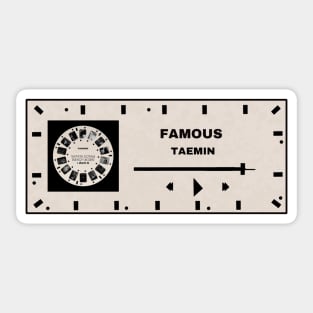 Taemin - Famous Song Label Sticker